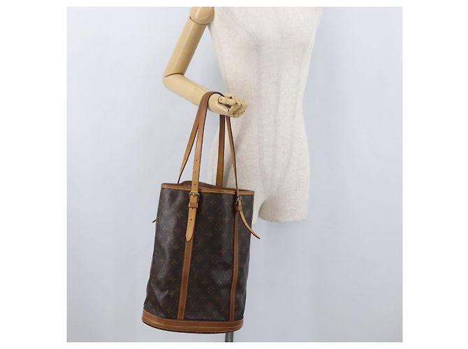 LOUIS VUITTON Borsa a Spalla Monogram Bucket GM M42236 LV Auth 172758 Monogramma - vista 22
