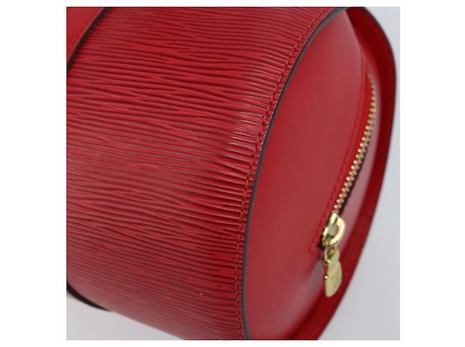 LOUIS VUITTON Borsa a Mano Epi Soufflot Rossa M52227 LV Auth 172404V Rosso - vista 15