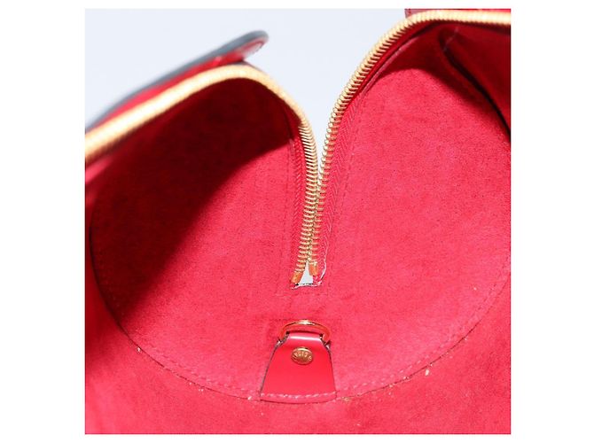 LOUIS VUITTON Borsa a Mano Epi Soufflot Rossa M52227 LV Auth 172404V Rosso - vista 20