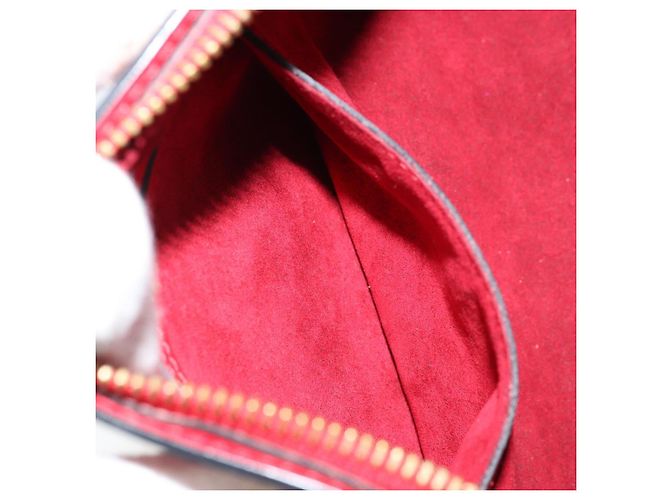 LOUIS VUITTON Borsa a Mano Epi Soufflot Rossa M52227 LV Auth 172404V Rosso - vista 21