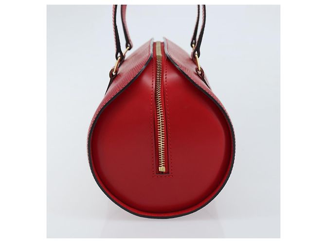 LOUIS VUITTON Borsa a Mano Epi Soufflot Rossa M52227 LV Auth 172404V Rosso - vista 4
