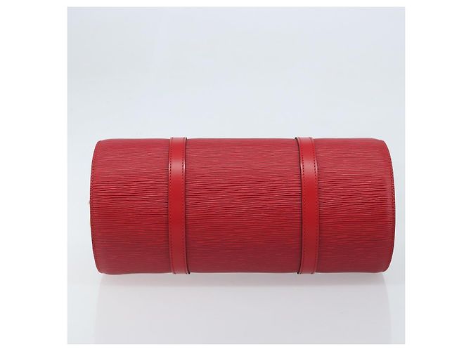 LOUIS VUITTON Borsa a Mano Epi Soufflot Rossa M52227 LV Auth 172404V Rosso - vista 5