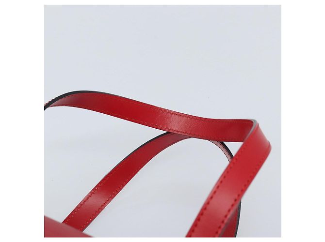LOUIS VUITTON Borsa a Mano Epi Soufflot Rossa M52227 LV Auth 172404V Rosso - vista 8