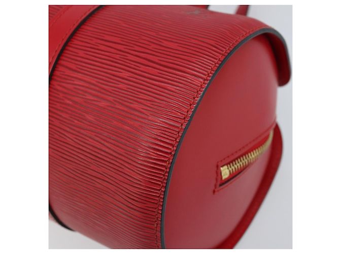 LOUIS VUITTON Borsa a Mano Epi Soufflot Rossa M52227 LV Auth 172404V Rosso - vista 9