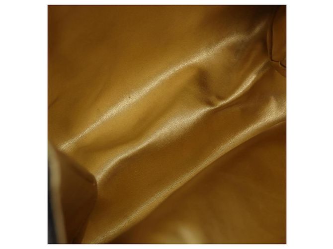 Borsa Gancini Chain di Salvatore Ferragamo in plastica 2way Trasparente Oro Auth LNZ028 D'oro - vista 11