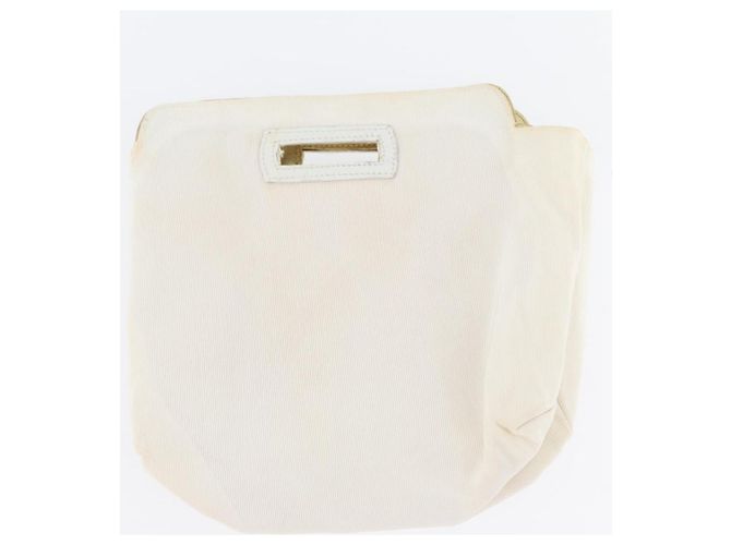 Borsa Gancini Chain di Salvatore Ferragamo in plastica 2way Trasparente Oro Auth LNZ028 D'oro - vista 23