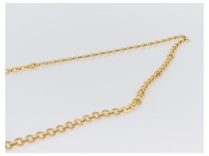 Borsa Gancini Chain di Salvatore Ferragamo in plastica 2way Trasparente Oro Auth LNZ028 D'oro - vista 8