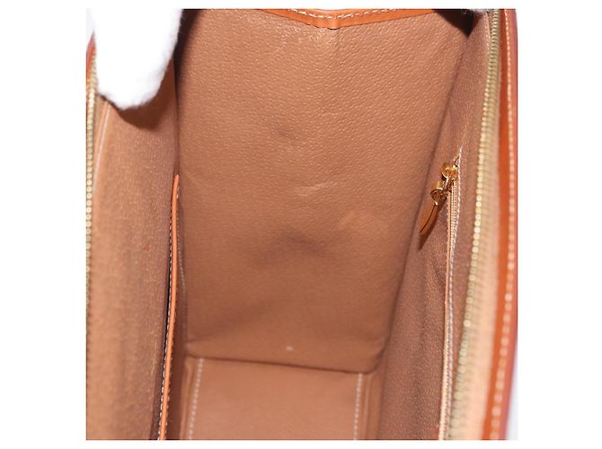Céline Borsa a mano in tela Macadam CELINE in pelle PVC marrone e oro Auth mr2058 D'oro - vista 21