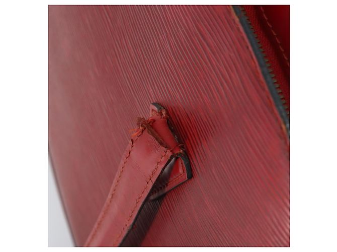 LOUIS VUITTON Bolso de Hombro Epi Lussac Rojo M52287 LV Auth 172737 Roja - vista 10