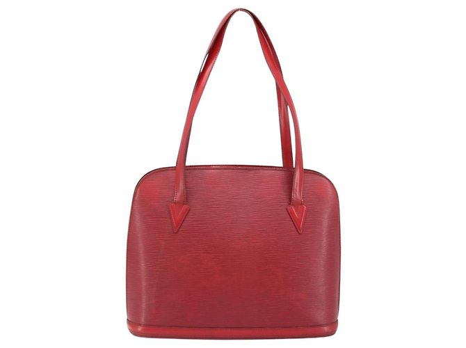 LOUIS VUITTON Bolso de Hombro Epi Lussac Rojo M52287 LV Auth 172737 Roja - vista 2
