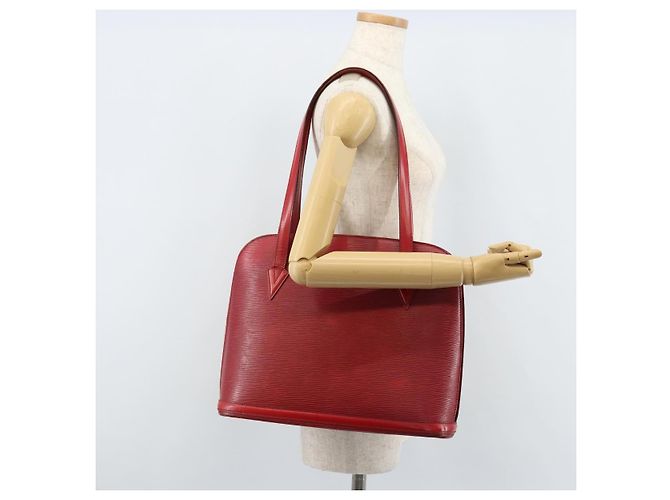 LOUIS VUITTON Bolso de Hombro Epi Lussac Rojo M52287 LV Auth 172737 Roja - vista 26