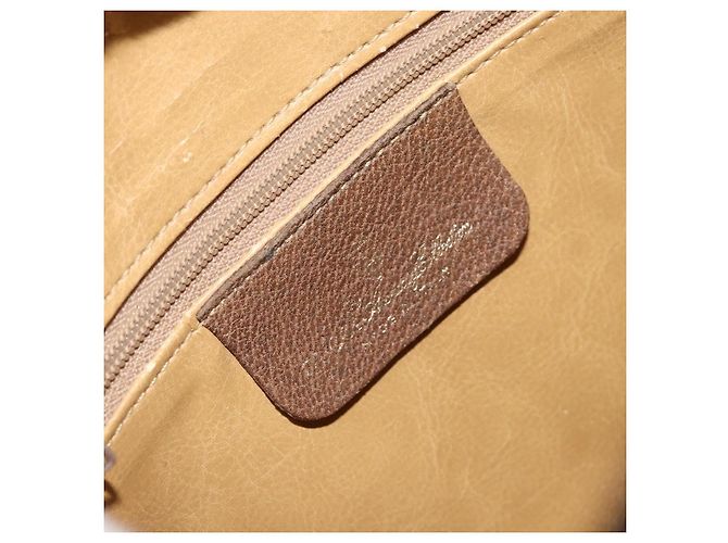 Borsa Gucci GG Supreme Web Sherry Line in PVC Beige Oro 89 02 032 Auth ARZ240 D'oro - vista 20