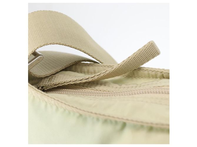 Borsa a Spalla PRADA in Nylon Avorio Argento Autentica hk3516 Crudo - vista 10
