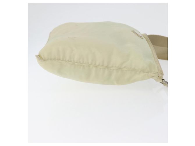 Borsa a Spalla PRADA in Nylon Avorio Argento Autentica hk3516 Crudo - vista 3