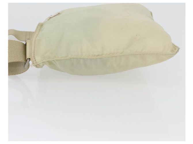 Borsa a Spalla PRADA in Nylon Avorio Argento Autentica hk3516 Crudo - vista 4