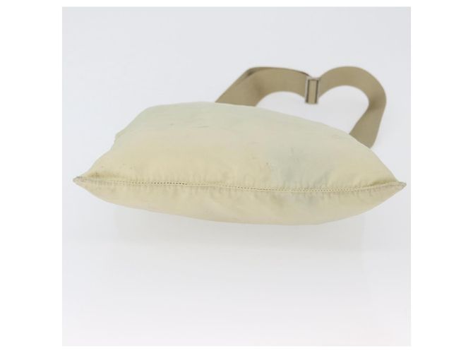 Borsa a Spalla PRADA in Nylon Avorio Argento Autentica hk3516 Crudo - vista 5