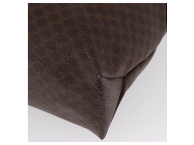 Céline Borsa tote in tela Macadam CELINE in pelle PVC marrone oro Auth ep13337 D'oro - vista 16