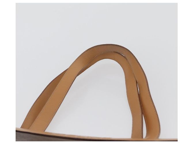 Céline Borsa tote in tela Macadam CELINE in pelle PVC marrone oro Auth ep13337 D'oro - vista 8
