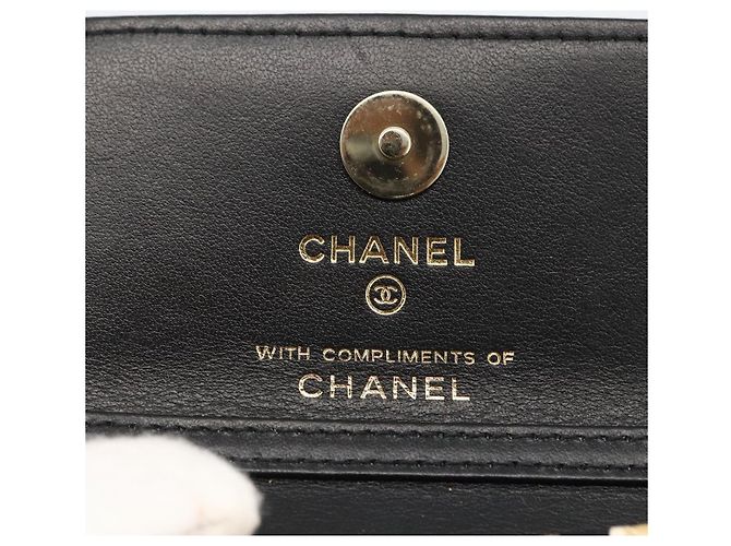 CHANEL Mini Matelassé 12 Borsa a Spalla Catena Satin Beige Oro CC Auth LNZ395M D'oro - vista 18