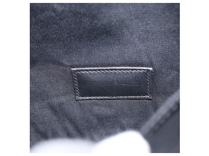 SAINT LAURENT Clutch Tasche aus grauem Canvas mit Silber authentisch 172695 Braun - Ansicht 12