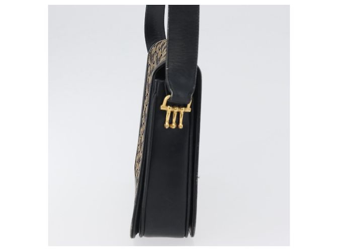 Céline Borsa a Spalla Celine C Sulky in Tela Blu Navy e Oro Auth gh1796 D'oro - vista 5