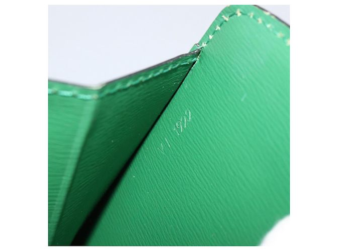 LOUIS VUITTON Borsa a Spalla Capuchin Epi Verde M52344 LV Auth LNZ522 - vista 12