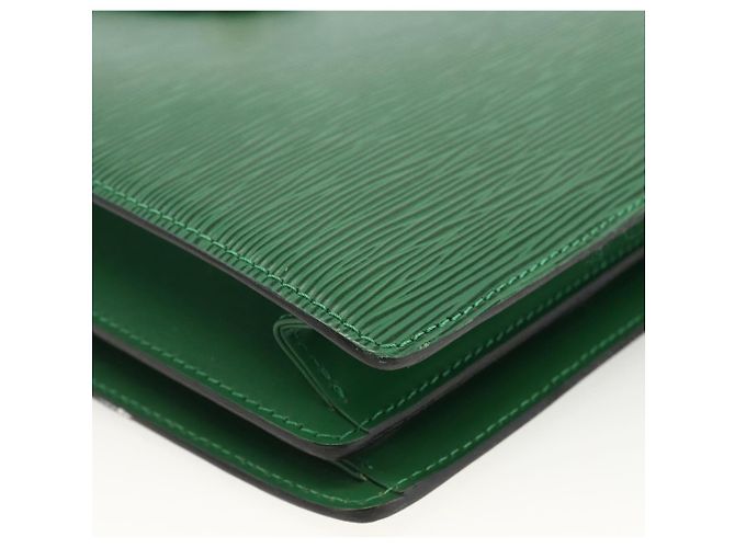 LOUIS VUITTON Borsa a Spalla Capuchin Epi Verde M52344 LV Auth LNZ522 - vista 14