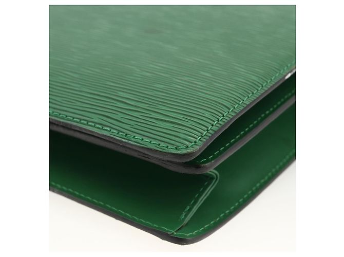 LOUIS VUITTON Borsa a Spalla Capuchin Epi Verde M52344 LV Auth LNZ522 - vista 15
