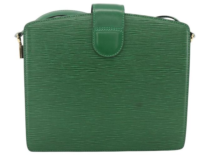 LOUIS VUITTON Borsa a Spalla Capuchin Epi Verde M52344 LV Auth LNZ522 - vista 2