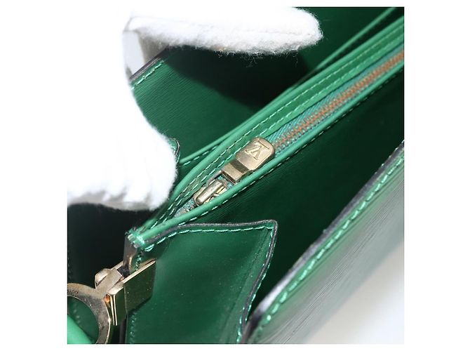 LOUIS VUITTON Borsa a Spalla Capuchin Epi Verde M52344 LV Auth LNZ522 - vista 22