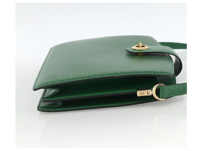 LOUIS VUITTON Borsa a Spalla Capuchin Epi Verde M52344 LV Auth LNZ522 - vista 4