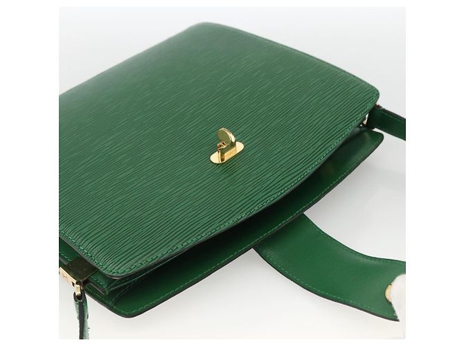 LOUIS VUITTON Borsa a Spalla Capuchin Epi Verde M52344 LV Auth LNZ522 - vista 6