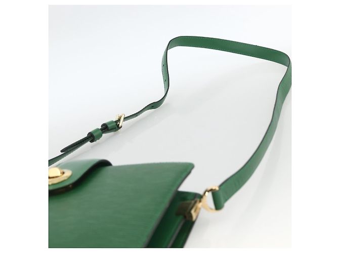 LOUIS VUITTON Borsa a Spalla Capuchin Epi Verde M52344 LV Auth LNZ522 - vista 8