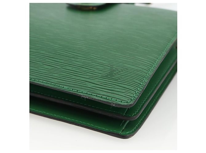 LOUIS VUITTON Borsa a Spalla Capuchin Epi Verde M52344 LV Auth LNZ522 - vista 9