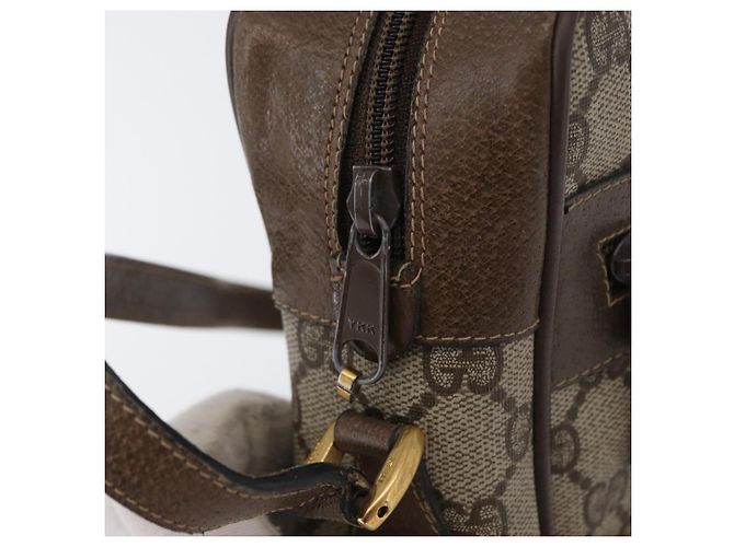 Borsa Sherry Line GG Supreme Web di GUCCI in PVC Beige Rosso 68 02 005 Auth 172748 - vista 10
