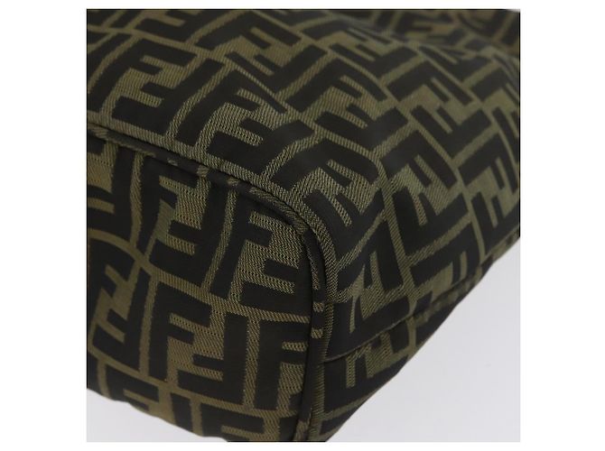 FENDI Zucca Canvas Tote Bag Braun Schwarz Auth 173610 - Ansicht 14