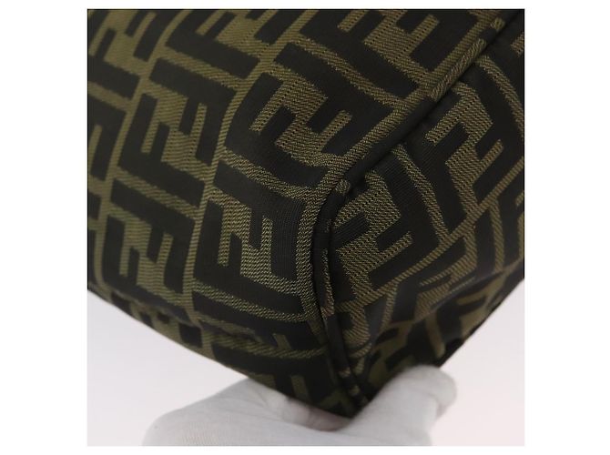 FENDI Zucca Canvas Tote Bag Braun Schwarz Auth 173610 - Ansicht 15