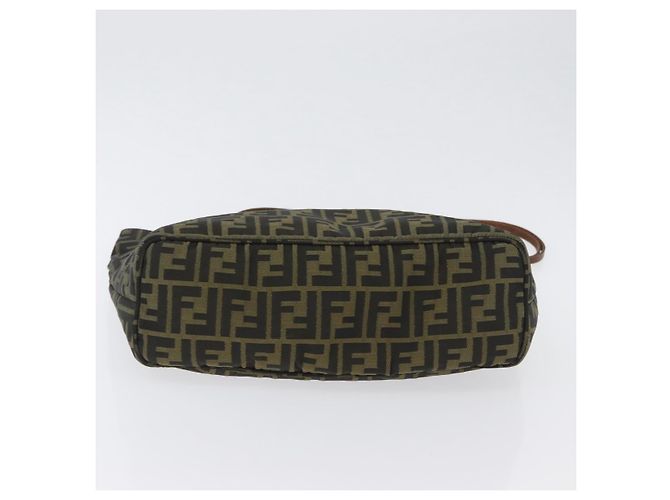 FENDI Zucca Canvas Tote Bag Braun Schwarz Auth 173610 - Ansicht 5