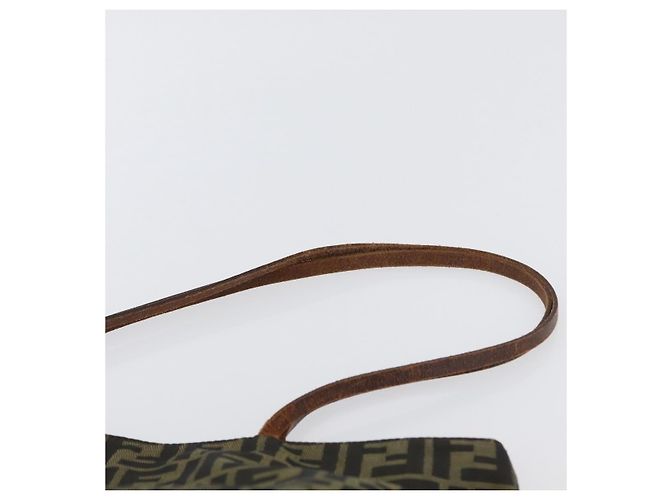 FENDI Zucca Canvas Tote Bag Braun Schwarz Auth 173610 - Ansicht 8