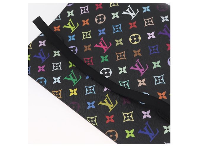 LOUIS VUITTON Multicolor Japan Only LV �~ TM Binder GI1505 LV Auth ARZ015SM Black - view 19