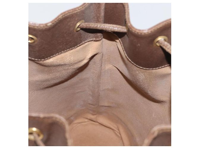 Borsa Gucci GG Supreme Web Sherry Line PVC Beige Oro 41 02 085 Auth ka2661 D'oro - vista 19