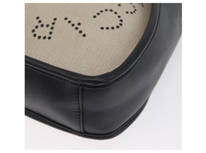 Autre Marque Borsa a Spalla Stella MacCartney in Tela e Pelle 2 in 1 Beige Oro Auth BA11119 D'oro - vista 14