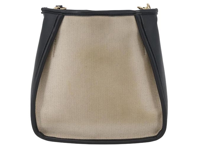 Autre Marque Borsa a Spalla Stella MacCartney in Tela e Pelle 2 in 1 Beige Oro Auth BA11119 D'oro - vista 2