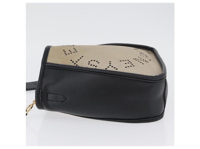 Autre Marque Borsa a Spalla Stella MacCartney in Tela e Pelle 2 in 1 Beige Oro Auth BA11119 D'oro - vista 4