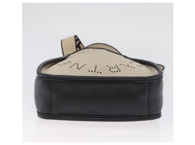Autre Marque Borsa a Spalla Stella MacCartney in Tela e Pelle 2 in 1 Beige Oro Auth BA11119 D'oro - vista 5