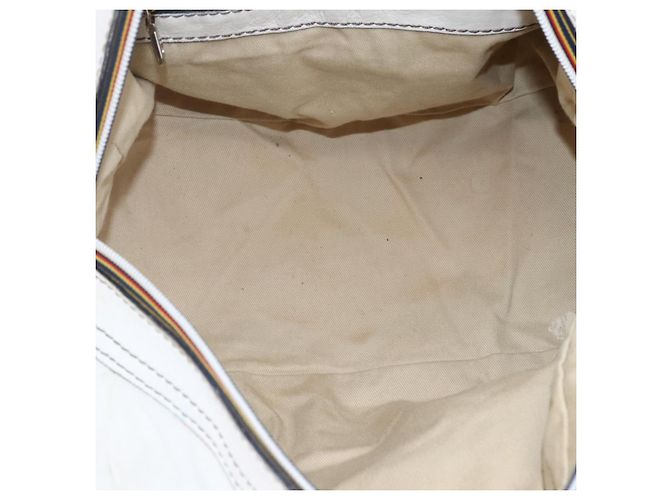 Chloé Borsa a mano Chloe in pelle bianca e argento Auth bs33592 Bianco - vista 11