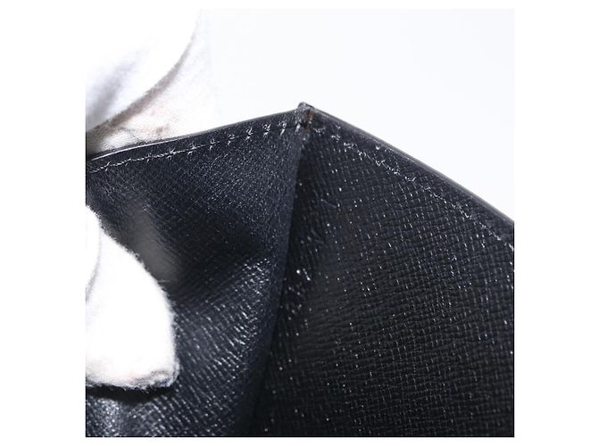 LOUIS VUITTON Clutch Montaigne 23 Epi Nero M52662 LV Auth 172524 - vista 12