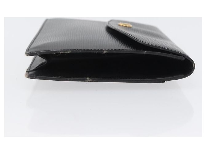 LOUIS VUITTON Clutch Montaigne 23 Epi Nero M52662 LV Auth 172524 - vista 3