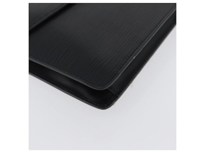 LOUIS VUITTON Clutch Montaigne 23 Epi Nero M52662 LV Auth 172524 - vista 7