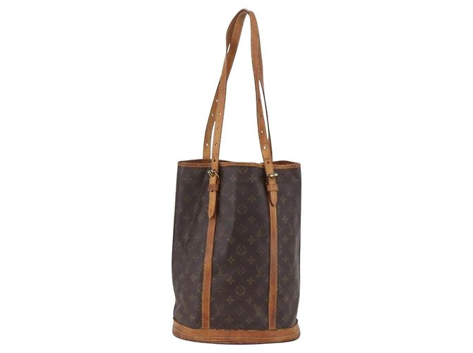 LOUIS VUITTON Borsa a Spalla Monogram Bucket GM M42236 LV Auth LNZ004 Monogramma - vista 13